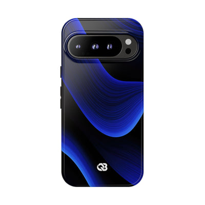 Blue Tough Phone Case for Google Pixel - Electric Cobalt Flow