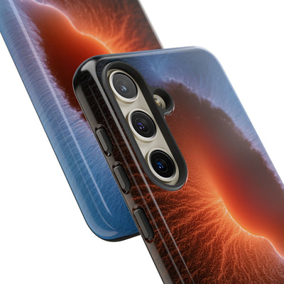 Thermal Aura Pulse · Tough Phone Case for Samsung · Blue