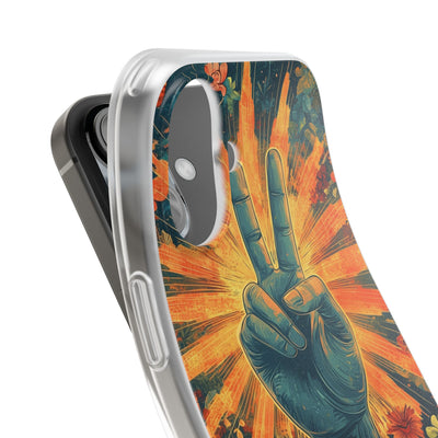 Radiant Peace Bloom · Soft Phone Case for iPhone