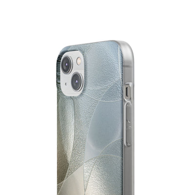 Silver Lite Phone Case for iPhone - Frosted Silver Mosaic