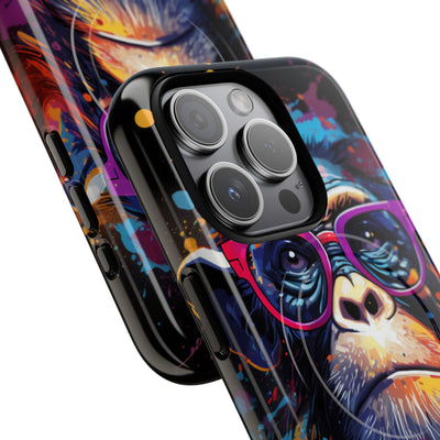 Neon Splatter Primate · Tough+ Magsafe