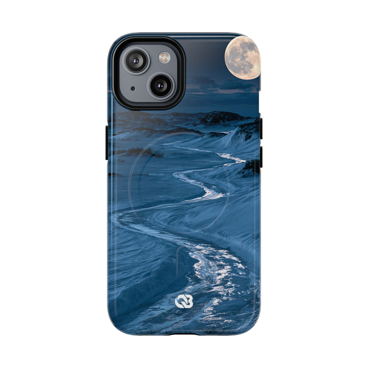 Arctic Moon Drift · Tough 2.0 Magnetic Phone Case for iPhone · Blue
