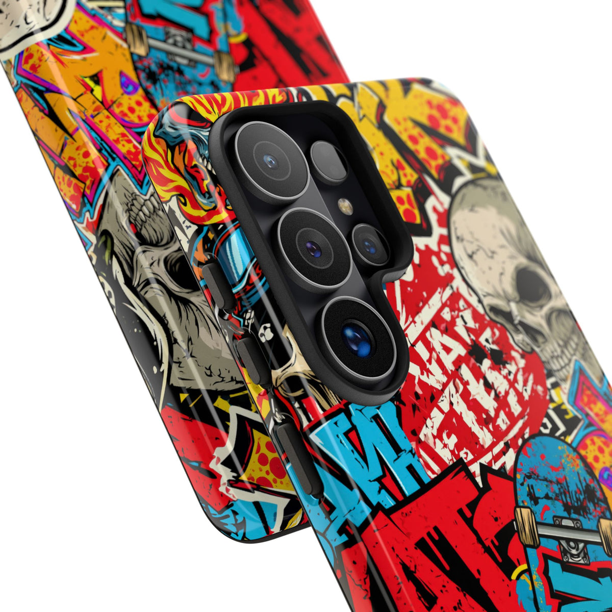 Skate Skull Riot · Tough Phone Case for Samsung · Red