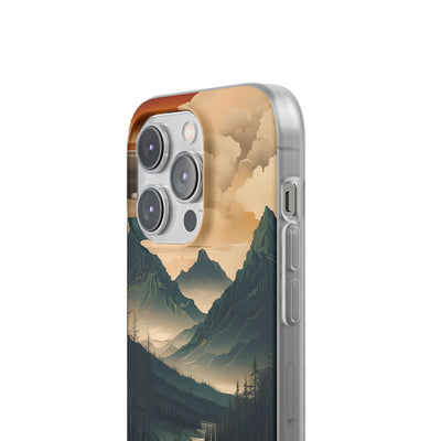 Summit River Dusk · Soft Phone Case for iPhone