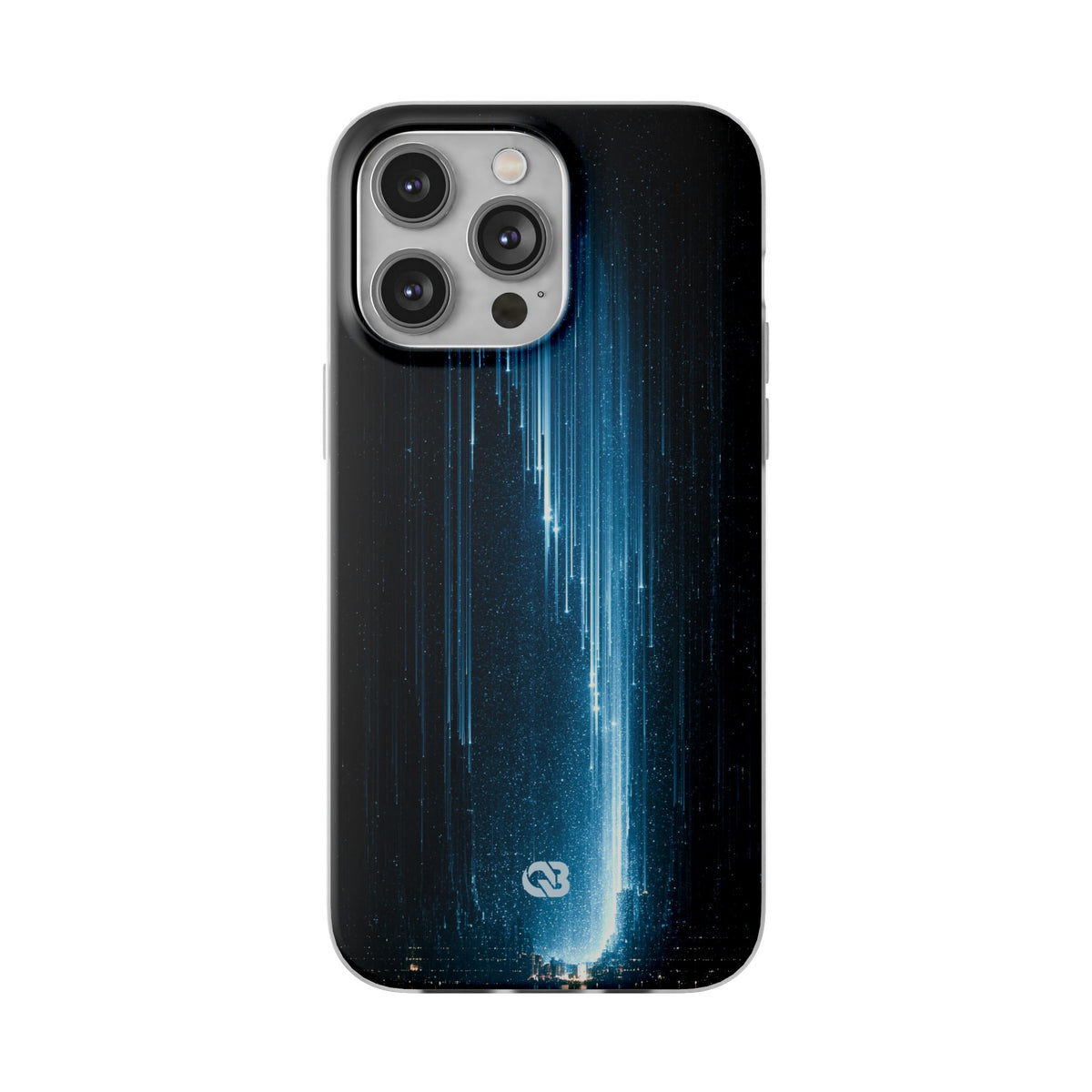 Nocturnal Cascade · Lite Phone Case for iPhone ·  Black