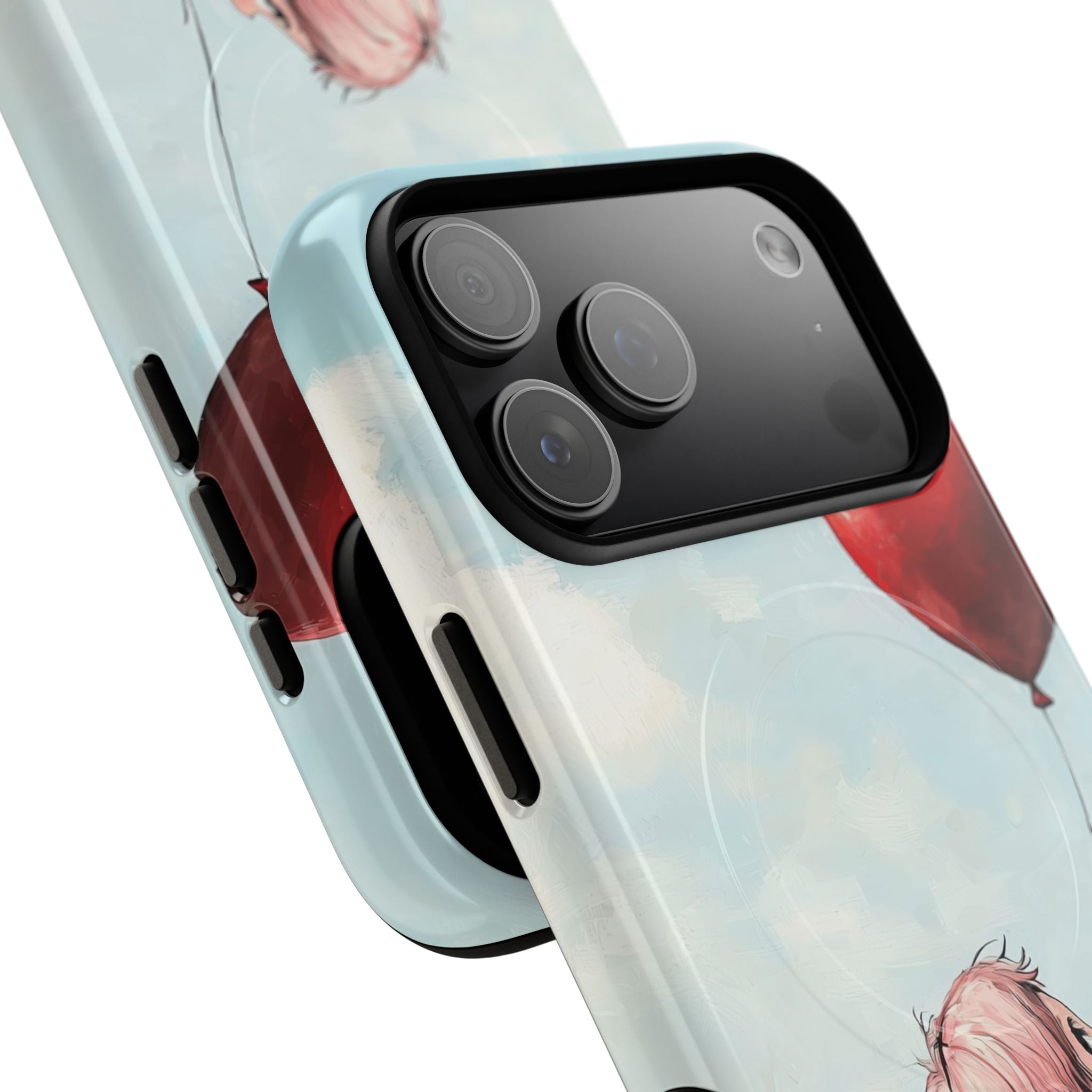 Heart Balloon Glow iPhone 17 Pro Max Case - Tough+ - CASE•BOB