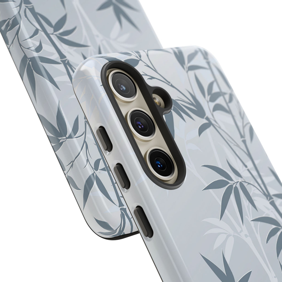 Misty Bamboo Grove · Tough Phone Case for Samsung · Blue