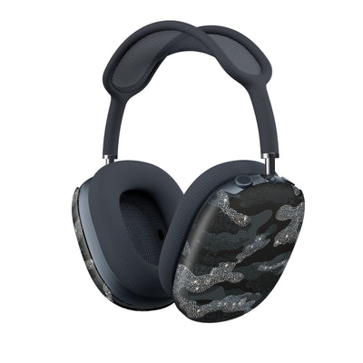 Glitter Shadow Camo · Hard Case for AirPods Max · Black