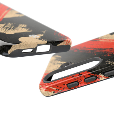 Urban Slash Camo · Tough Phone Case for Samsung · Black