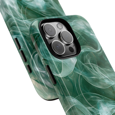 Translucent Aqua Flow · Tough 2.0 Magnetic Phone Case for iPhone · Teal