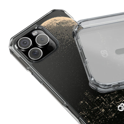 Lunar Metropolis Nocturne · Clear Impact Magnetic Phone Case for iPhone ·  Black