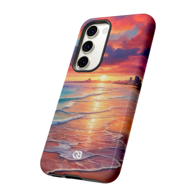 Crimson Shore Horizon · Tough Phone Case for Samsung
