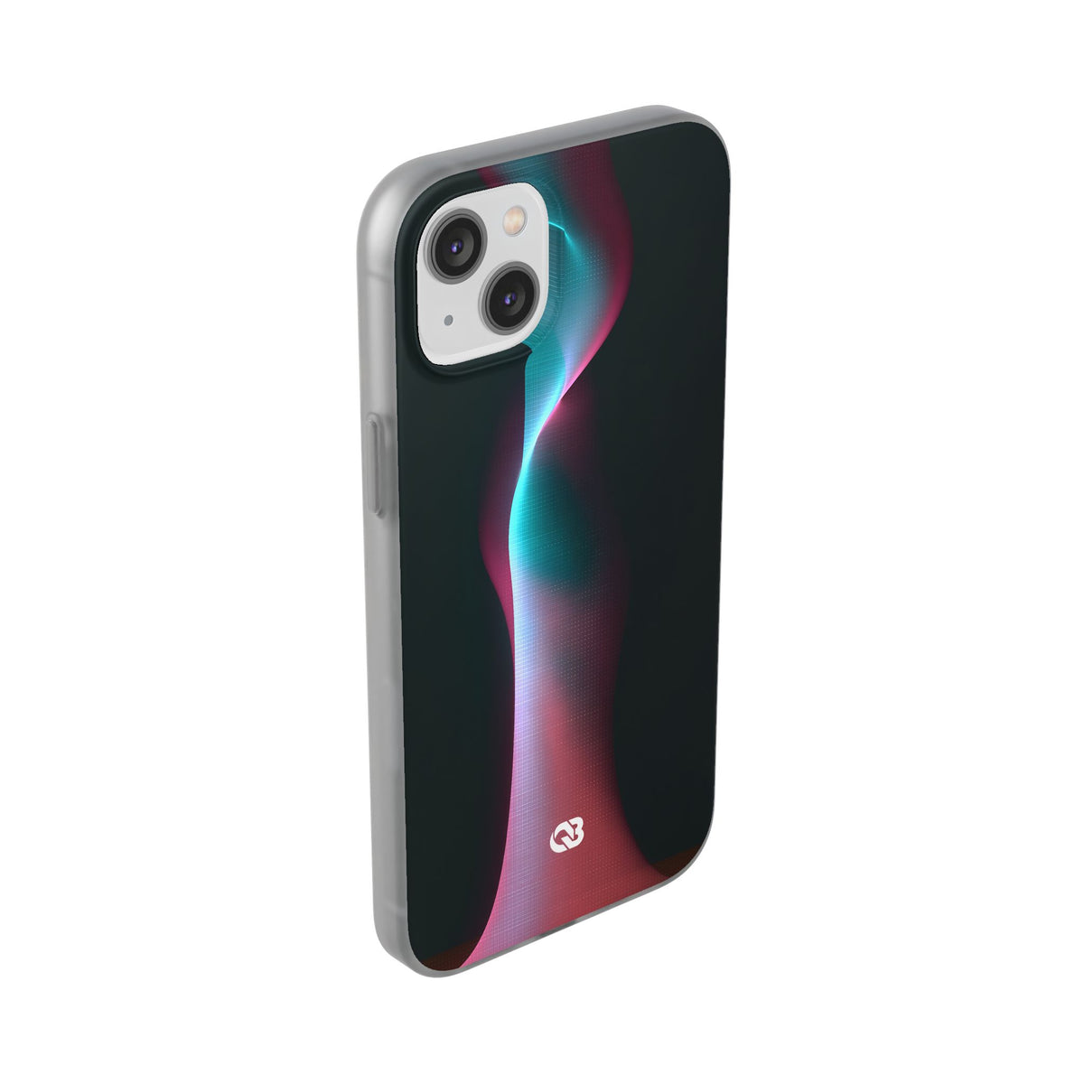 Neon Pixel Flow · Lite Phone Case for iPhone ·  Black
