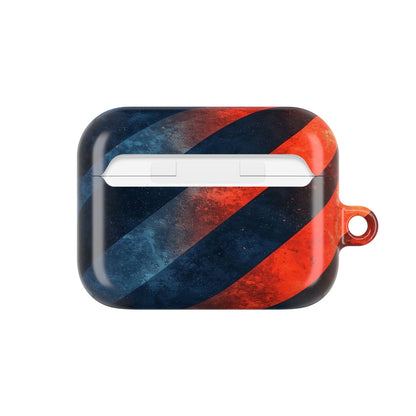 Diagonal Stripes Blaze - AirPods Case