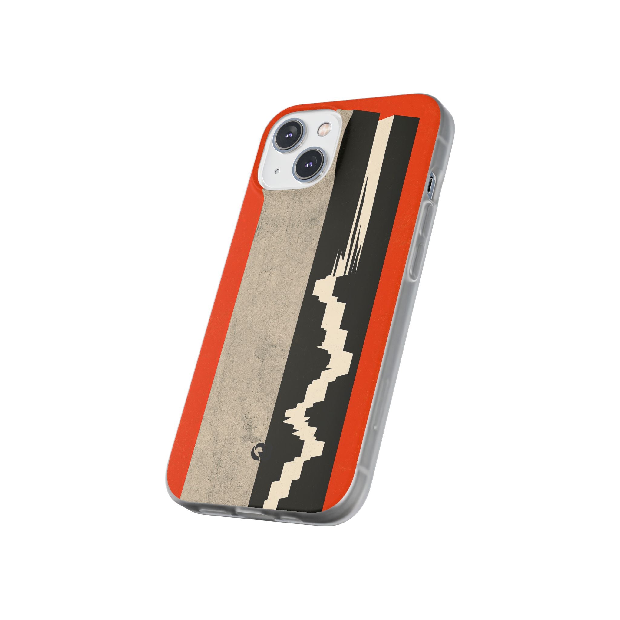 Orange Lite Phone Case for iPhone - Orange Monolith Rift