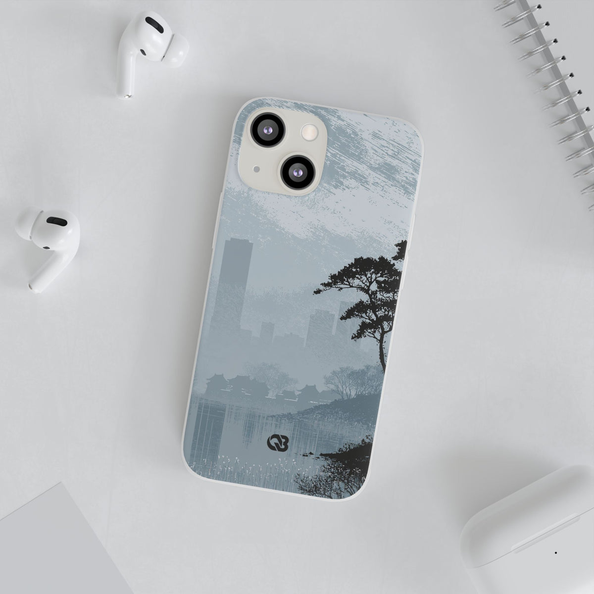 Misty Horizon · Lite Phone Case for iPhone ·  Blue