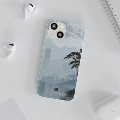 Misty Horizon · Lite Phone Case for iPhone ·  Blue