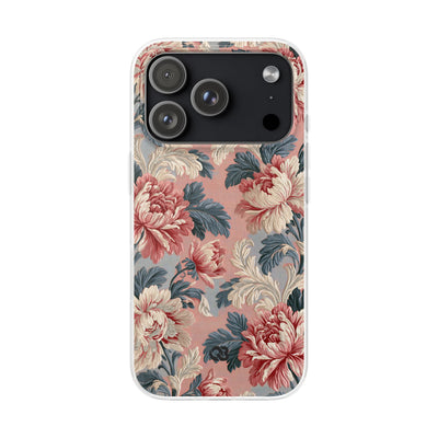 Blush Peony Jacquard · Lite Phone Case for iPhone ·  Pink