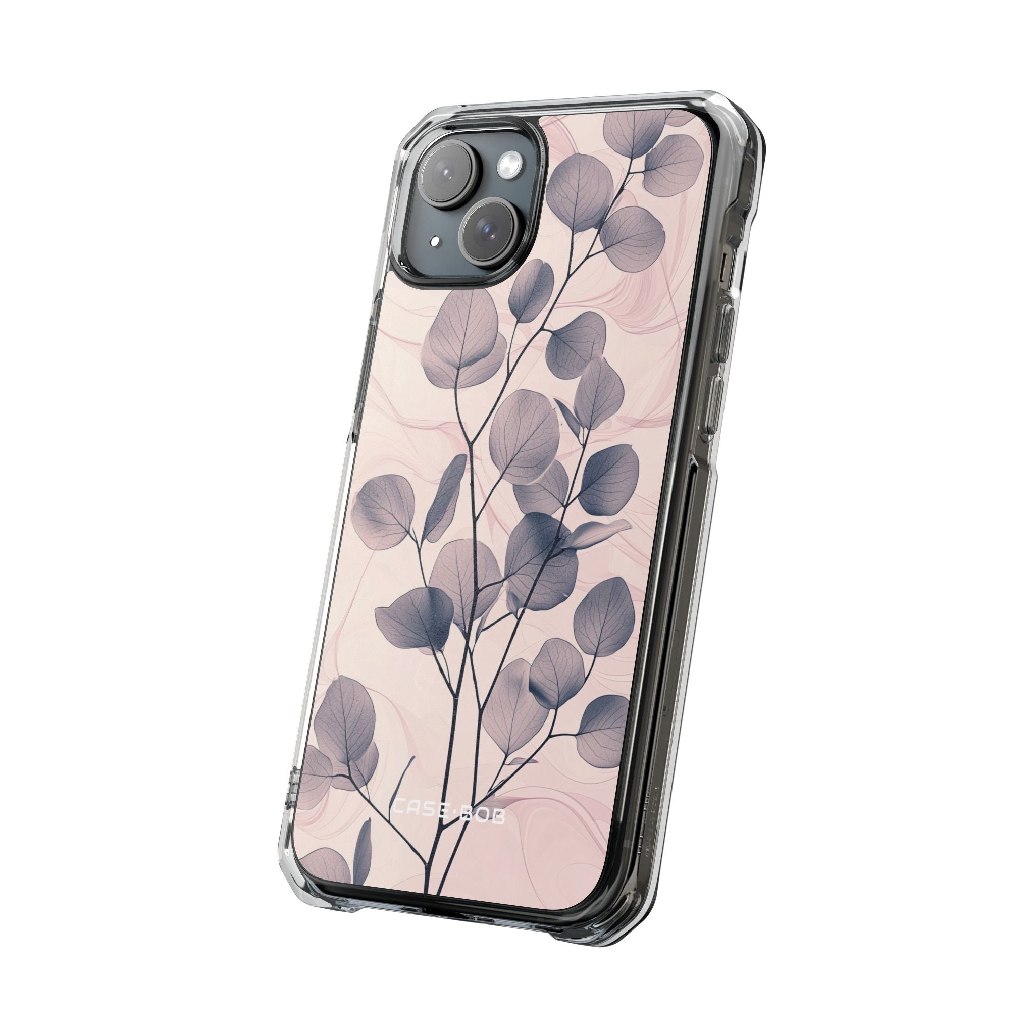 Veined Leaf Whisper iPhone 15 Plus Case - Impact