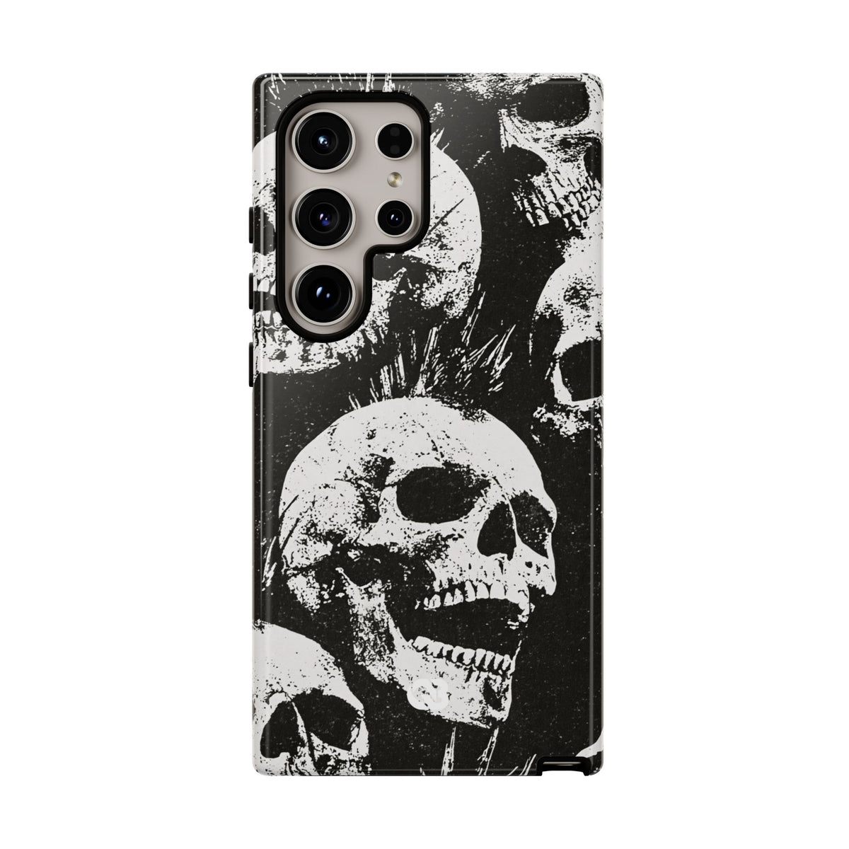 Punk Skull Riot · Tough Phone Case for Samsung · Black
