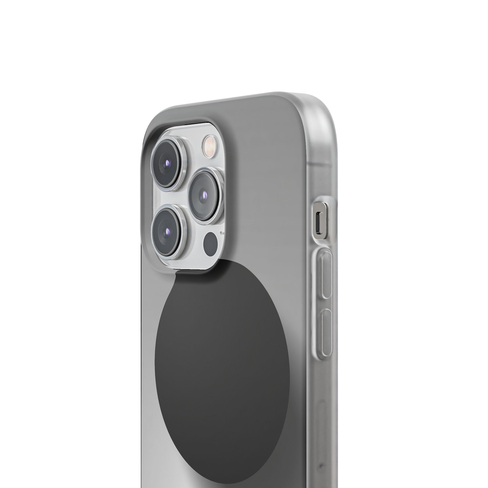 Grey Lite Phone Case for iPhone - Matte Onyx Sphere