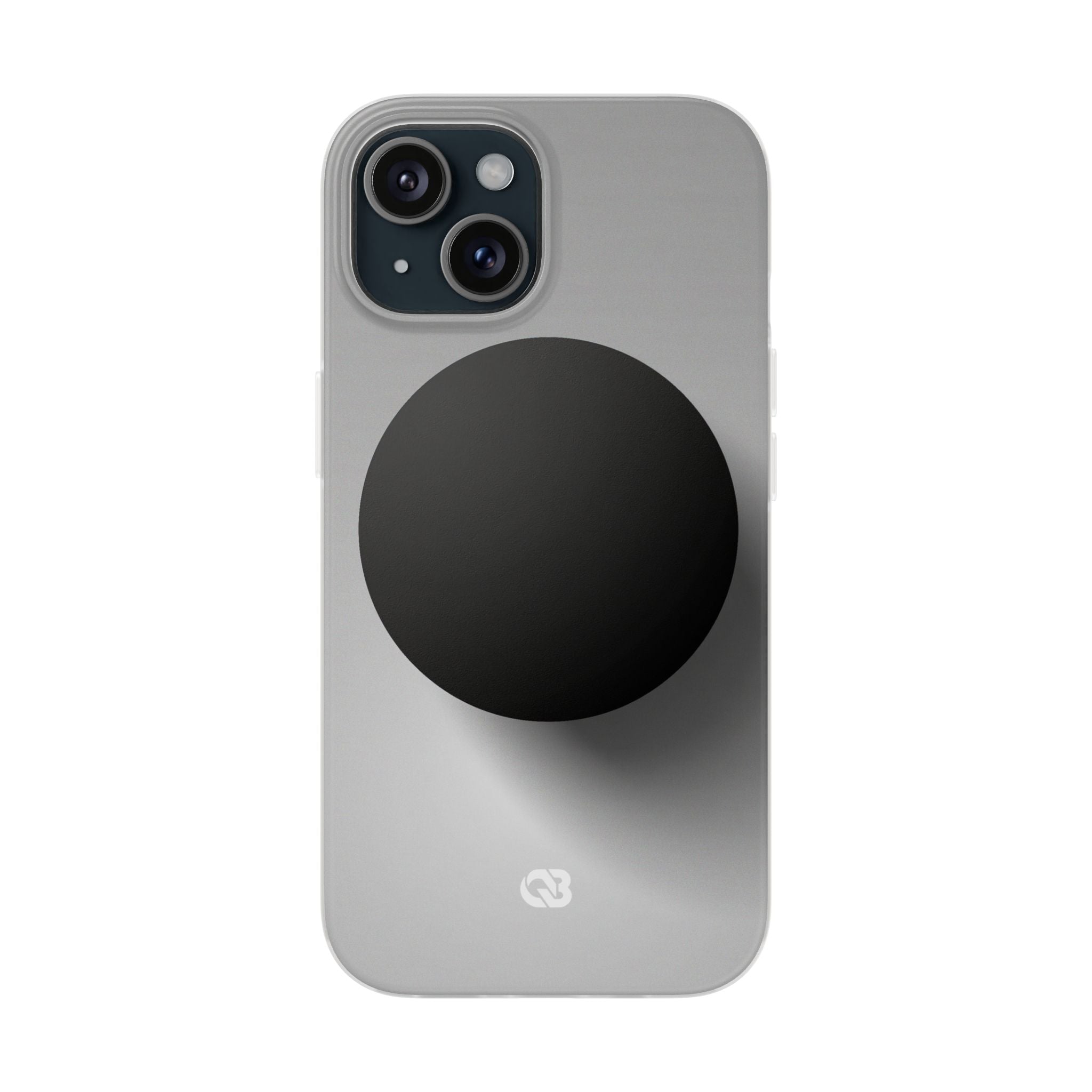 Grey Lite Phone Case for iPhone - Matte Onyx Sphere