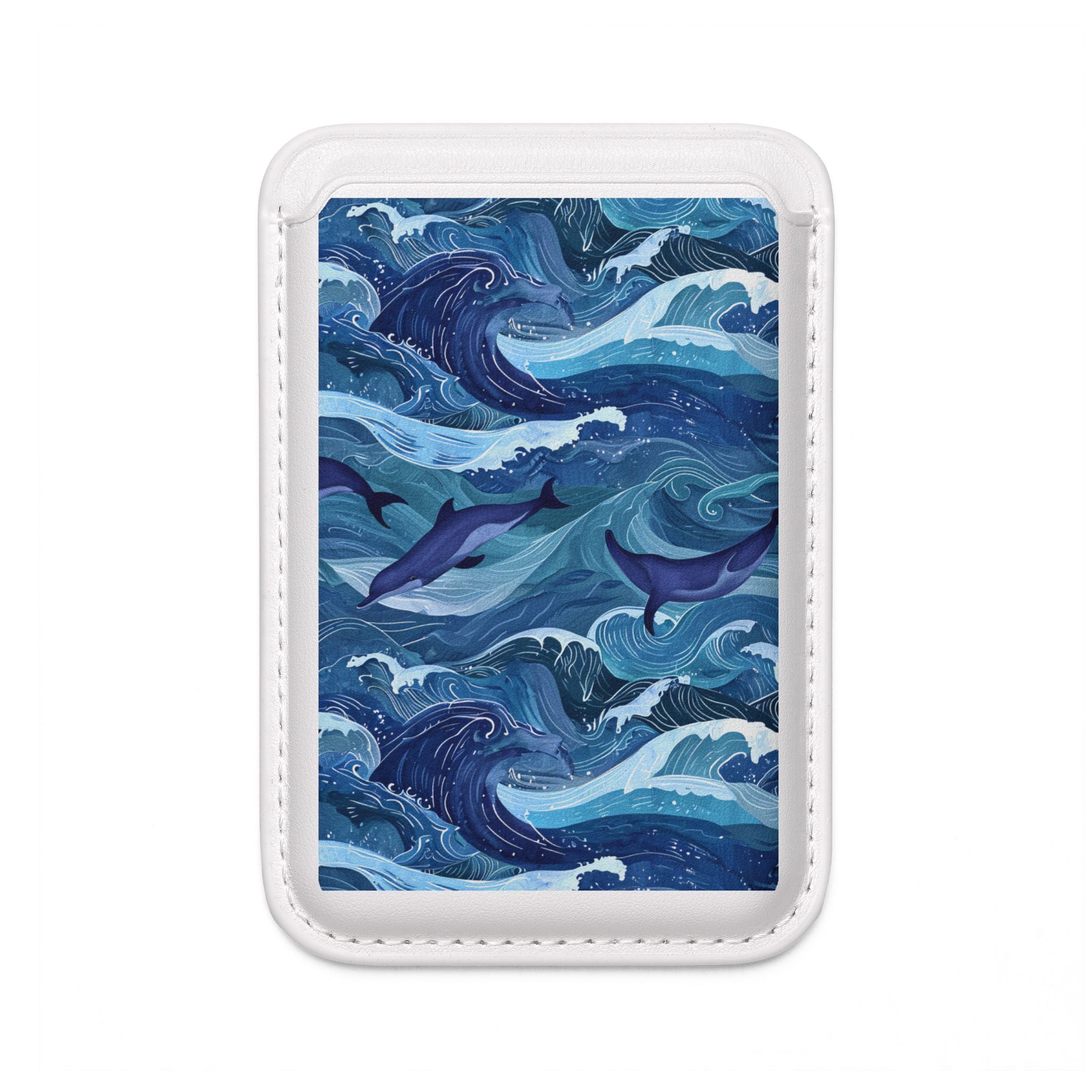 Dolphin Wave Dance Wallet – MagSafe Ready