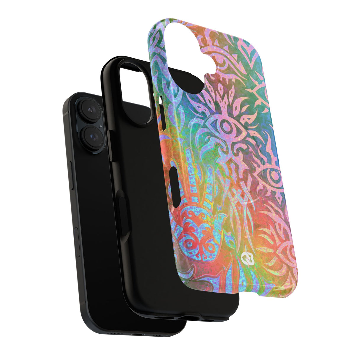 Chromatic Mystic Sigil · Tough 2.0 Magnetic Phone Case for iPhone · Blue