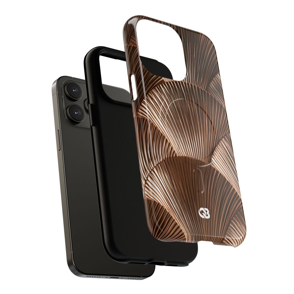 Rose Gilded Fan · Tough 2.0 Magnetic Phone Case for iPhone · Gold