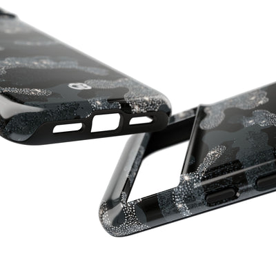 Glitter Shadow Camo · Tough Phone Case for Pixel ·  Black