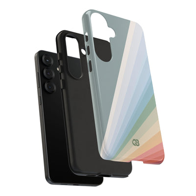 Green Tough Phone Case for Samsung - Sage Prism Beam