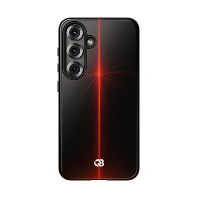 Red Tough Phone Case for Samsung - Crimson Flare Vector