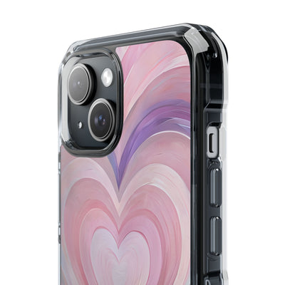 Lavender Pulse Hearts · Impact Magsafe