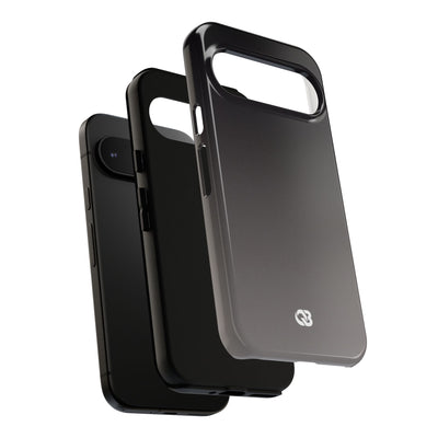 Grey Tough Phone Case for Google Pixel - Obsidian Ash Fade