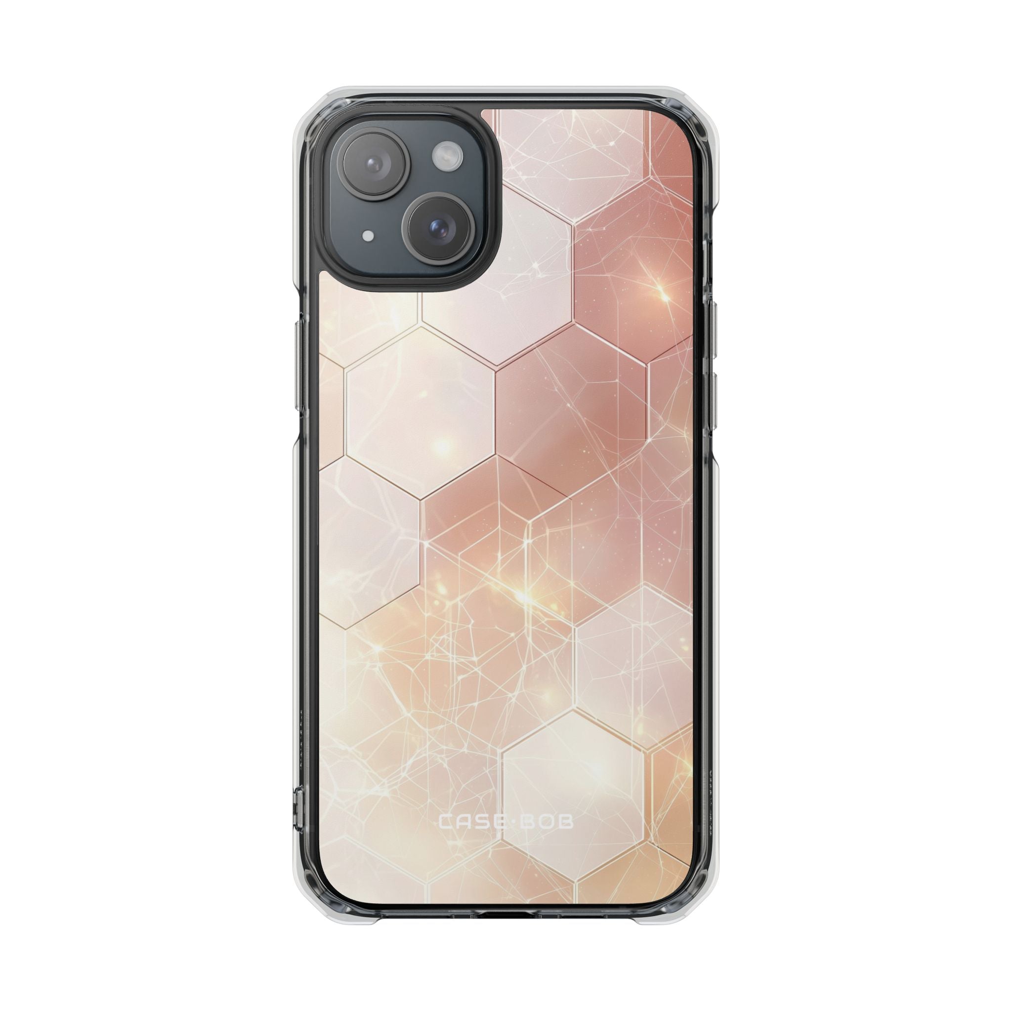 Honeycomb Glow iPhone 15 Plus Case - Impact