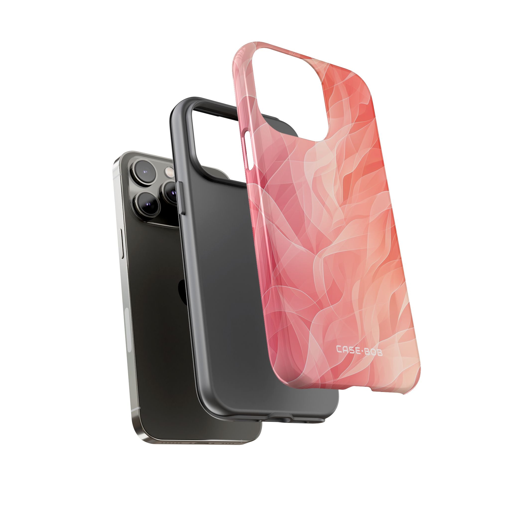 Peach Wave Drift iPhone 14 Pro Max Case - Tough