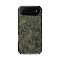 Green Impact MagSafe Phone Case for iPhone - Dark Olive Plume