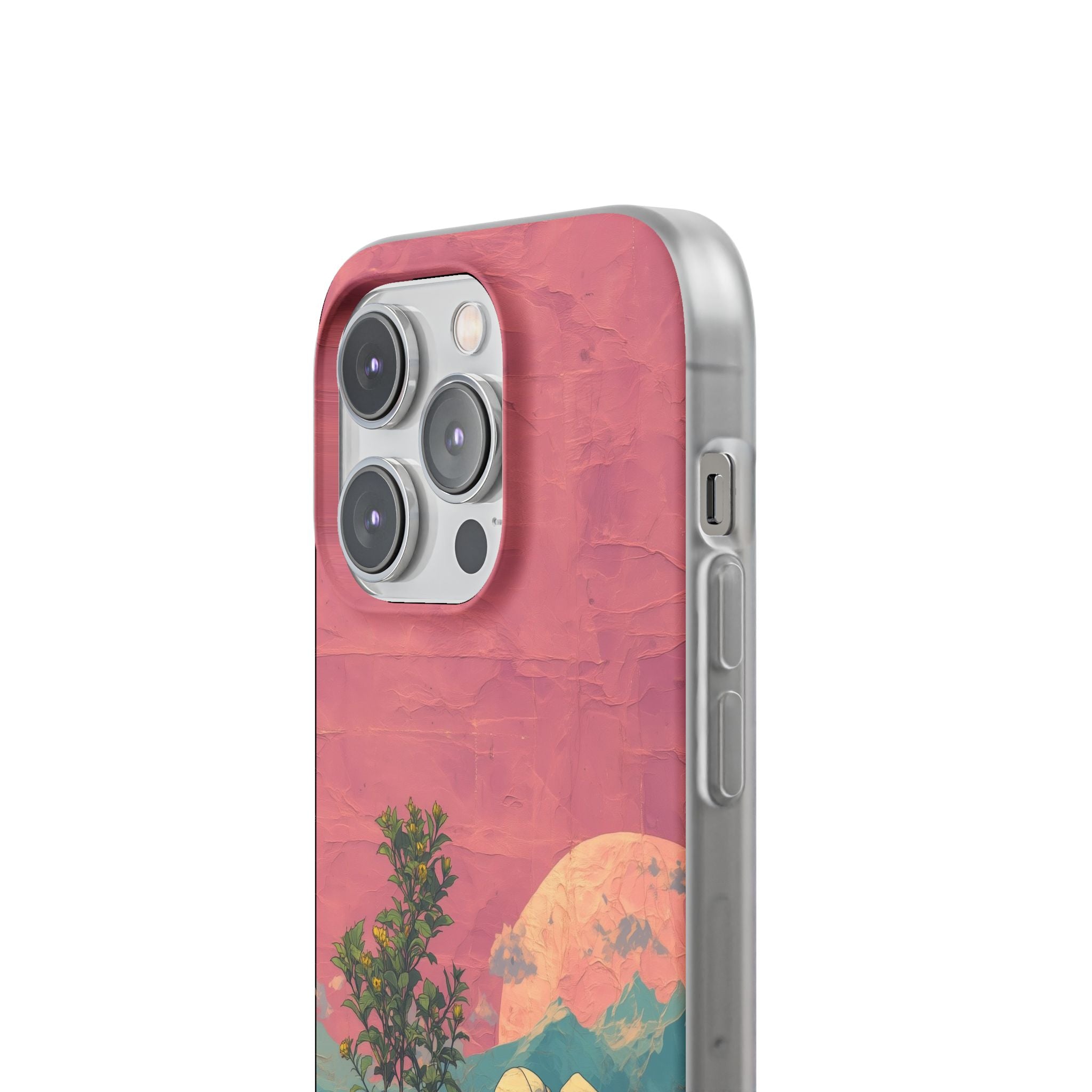 Lunar Pastel Bloom · Soft Phone Case for iPhone