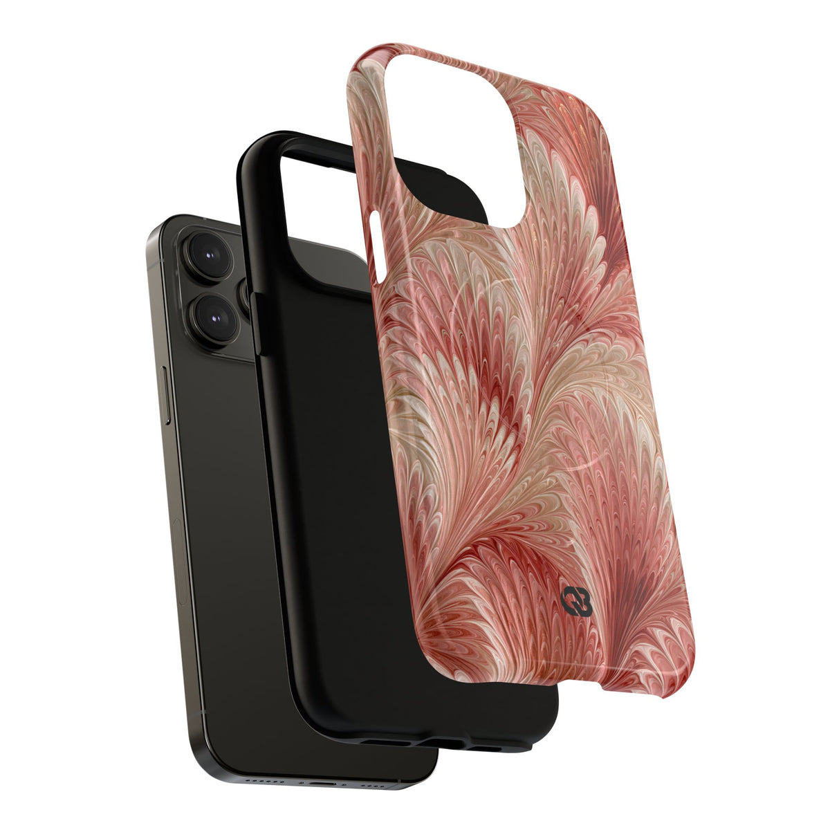 Blush Petal Plume · Tough 2.0 Magnetic Phone Case for iPhone · Pink