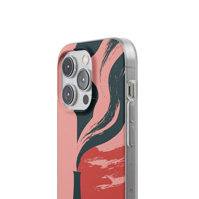 Pink Lite Phone Case for iPhone - Cinder Rose Plume