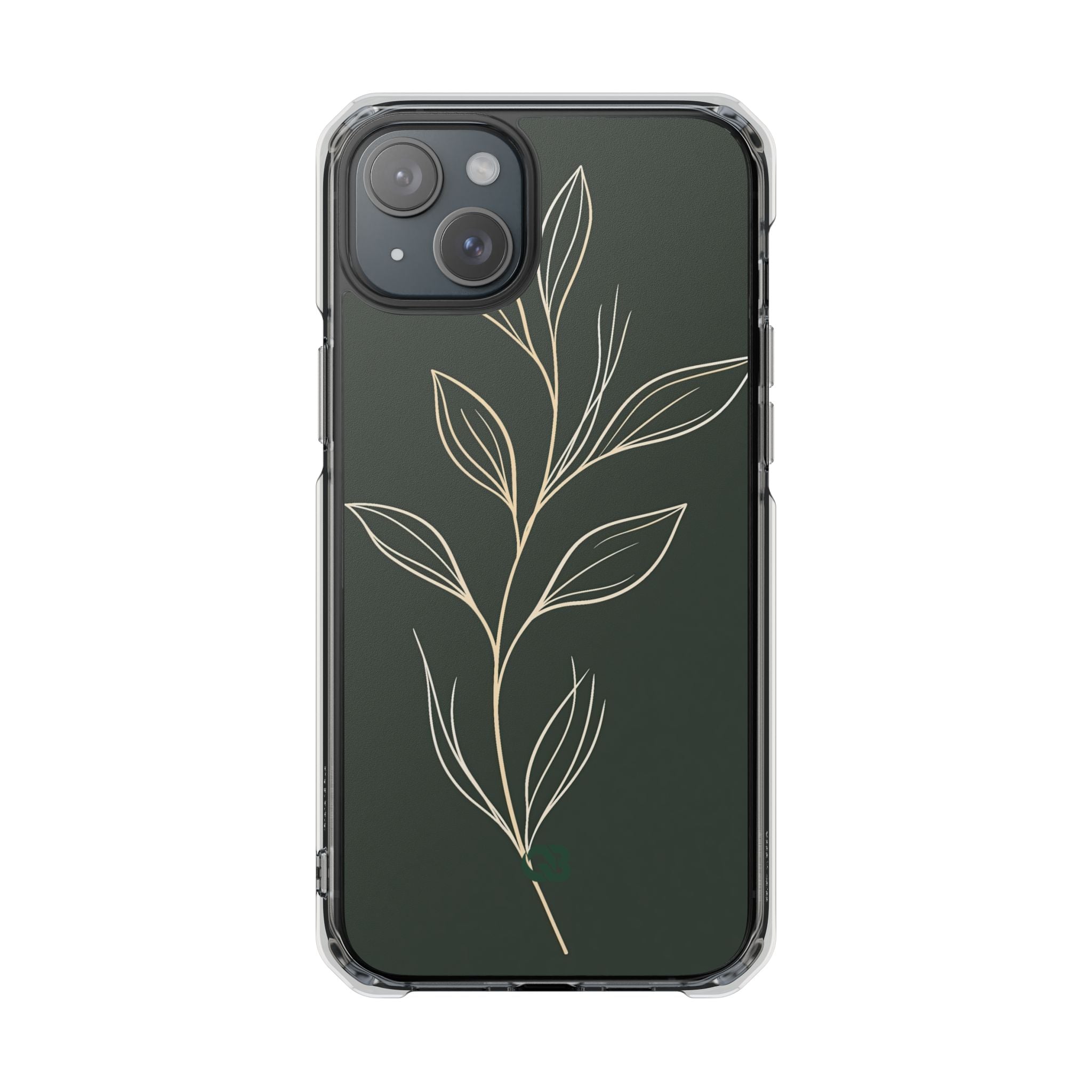 Green Impact MagSafe Phone Case for iPhone - Deep Moss Willow