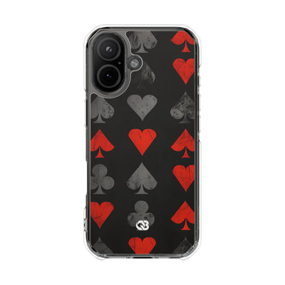 Crimson Ash Suits · Impact Hoesje voor iPhone · Magsafe
