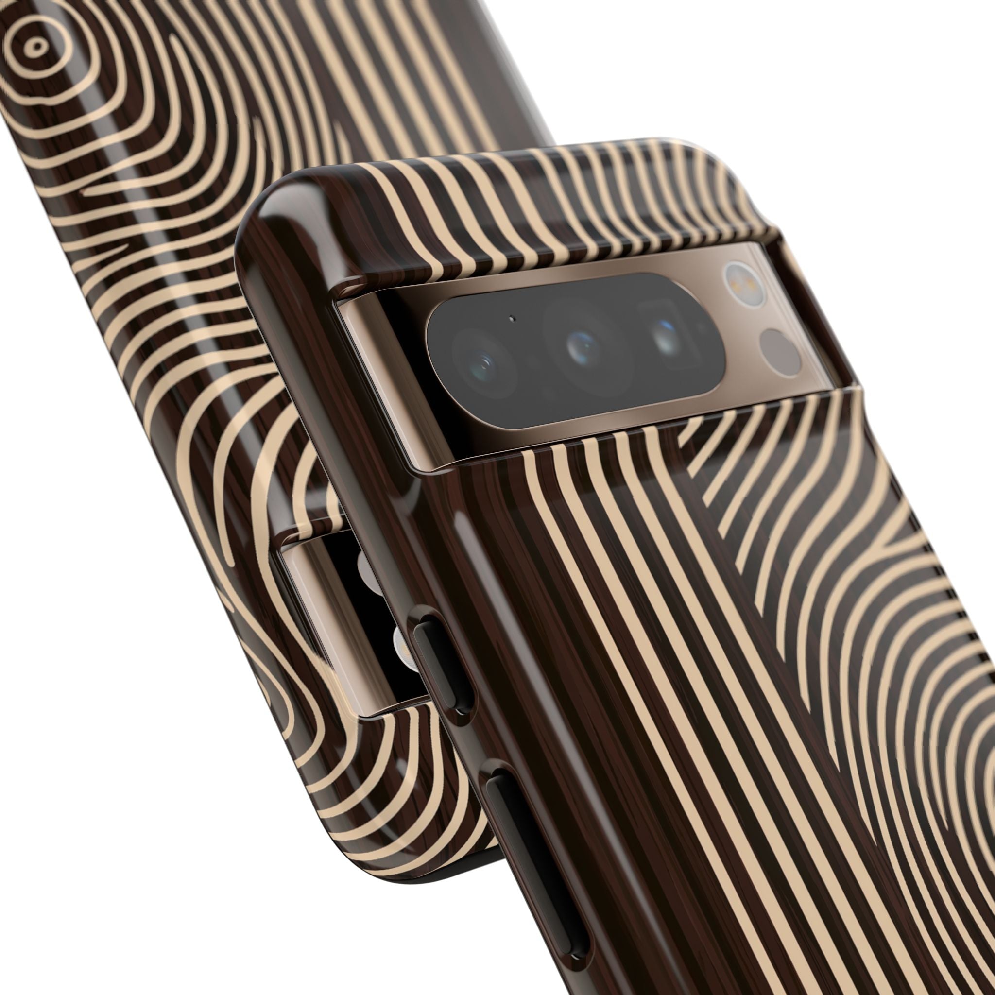 Brown Tough Phone Case for Google Pixel - Espresso Sand Ridge