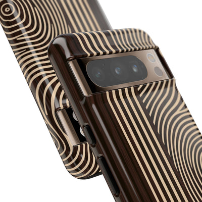 Brown Tough Phone Case for Google Pixel - Espresso Sand Ridge