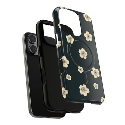 Midnight Sakura Bloom · Tough 2.0 Magnetic Phone Case for iPhone · Black