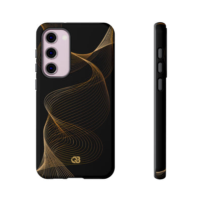 Gold Tough Phone Case for Samsung - Burnished Bronze Helix