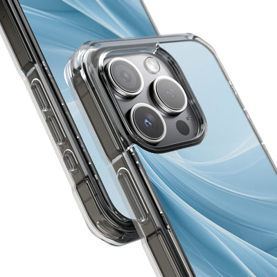 Blue Impact MagSafe Phone Case for iPhone - Arctic Silk Drift