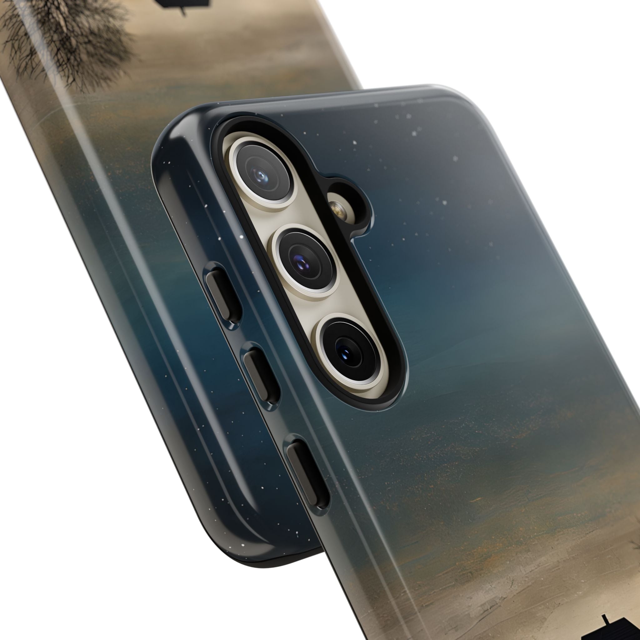 Midnight Cabin Glow · Tough Handyhülle für Samsung