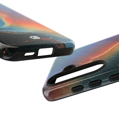 Prismatic Aura Shift · Tough Phone Case for Samsung · Blue