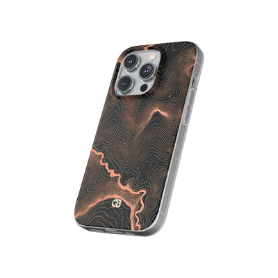 Mesa Elevation Contour · Lite Phone Case for iPhone ·  Black